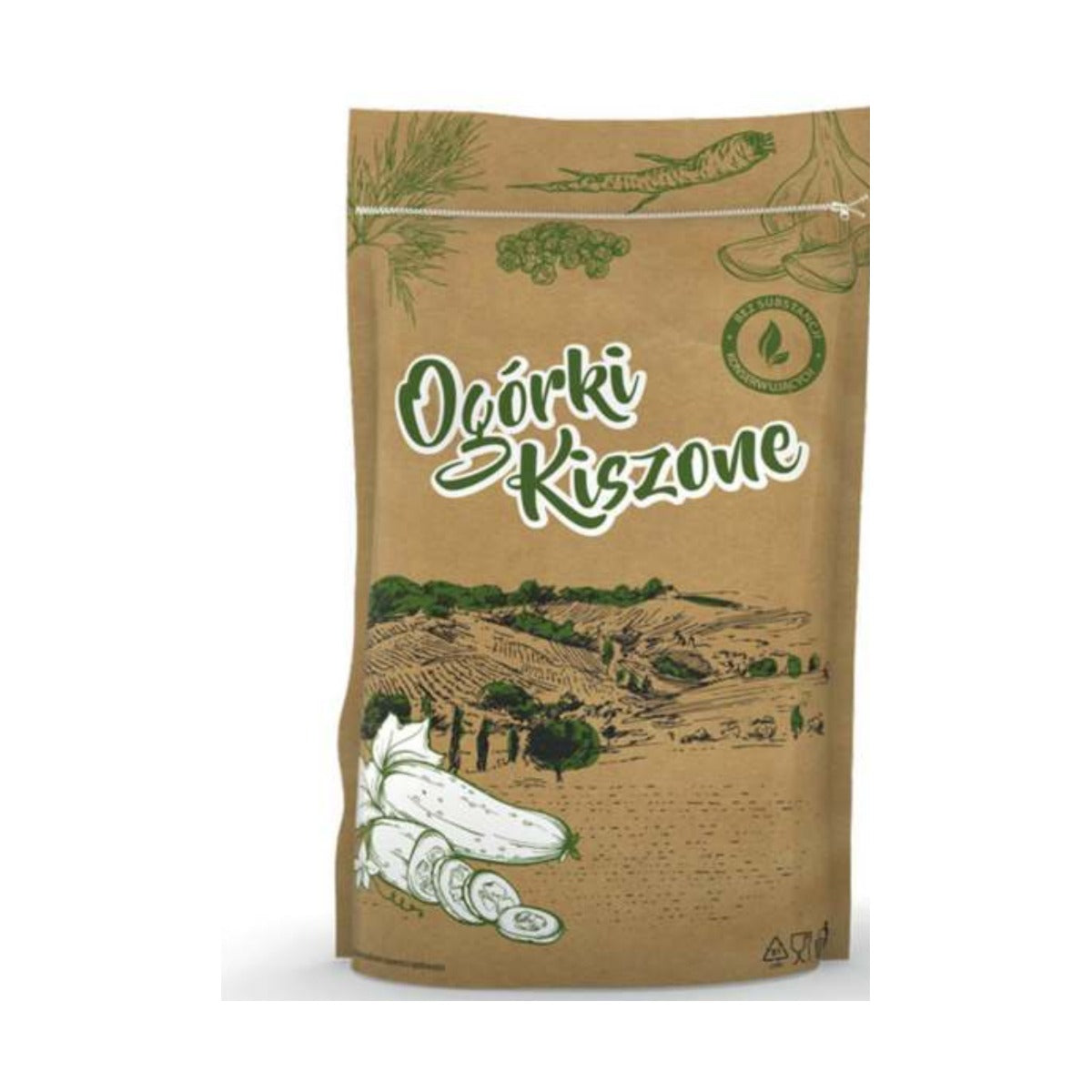 Ogórki kiszone doypack 1,4 kg