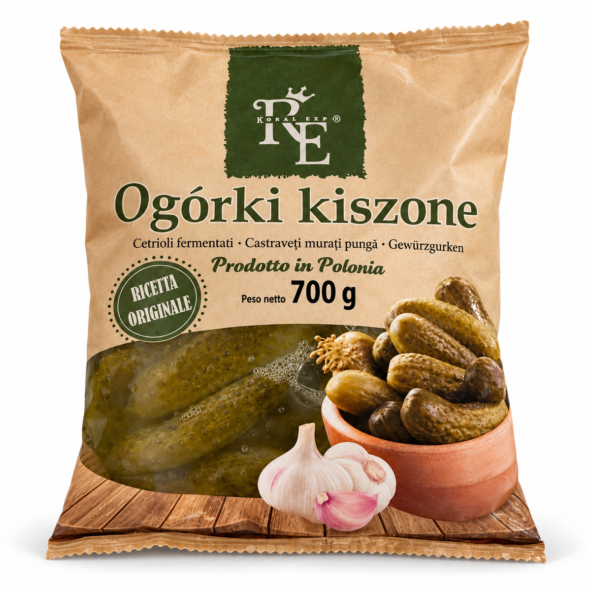 Ogórki kiszone charsznickie 700 g